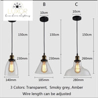 Pendant Lighting Dinori Vintage Pendant Light - Luxor Home Decor & Lighting
