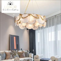 chandeliers Dixtaris Smokey Crystal Chandelier - Luxor Home Decor & Lighting