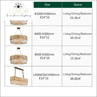 Donateli Gold Chandelier - chandelier