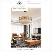 Donateli Gold Chandelier - chandelier