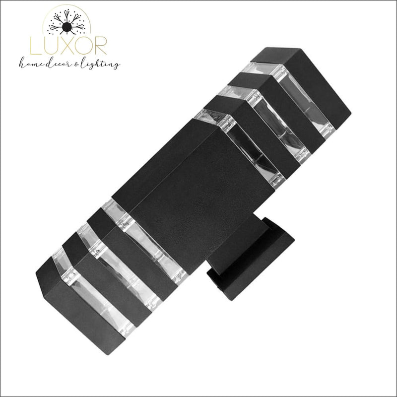 outdoor lighting Donello Dual-Head LED Outdoor Wall Sconce - Luxor Home Decor & Lighting