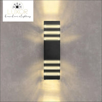 outdoor lighting Donello Dual-Head LED Outdoor Wall Sconce - Luxor Home Decor & Lighting