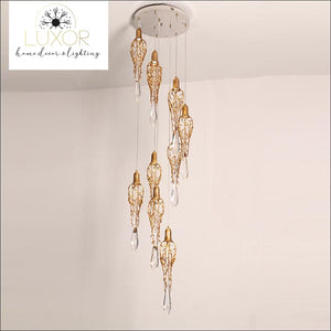 chandelier Dubai Gold Luxury Chandelier - Luxor Home Decor & Lighting