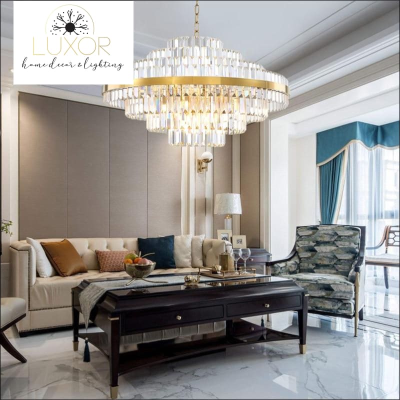 chandeliers Edilina Luxury Chandelier - Luxor Home Decor & Lighting