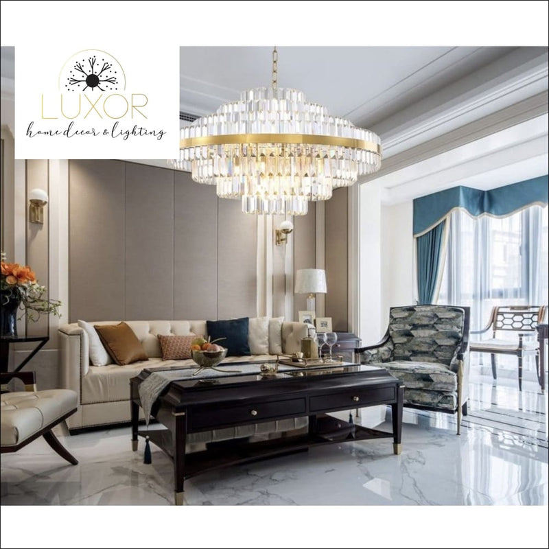 chandeliers Edilina Luxury Chandelier - Luxor Home Decor & Lighting