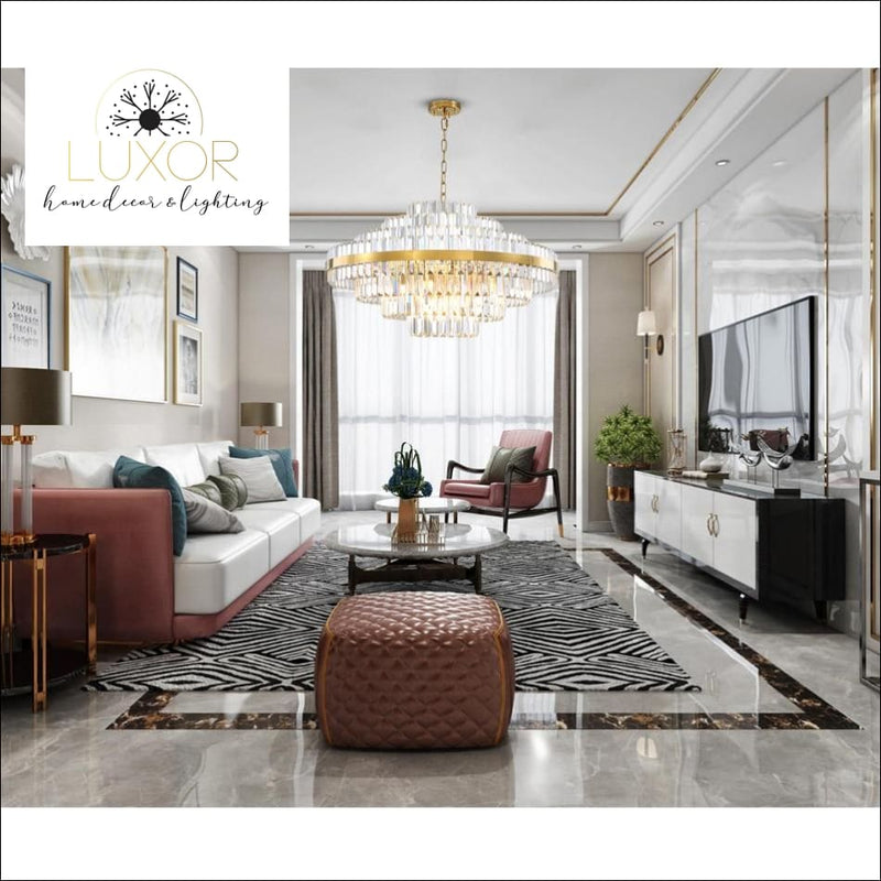 chandeliers Edilina Luxury Chandelier - Luxor Home Decor & Lighting