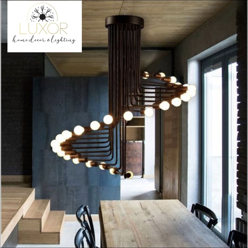 Chandeliers Elanis Spiral Chandelier - Luxor Home Decor & Lighting