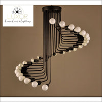 Chandeliers Elanis Spiral Chandelier - Luxor Home Decor & Lighting