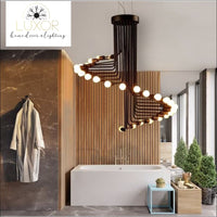 Chandeliers Elanis Spiral Chandelier - Luxor Home Decor & Lighting