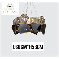 chandeliers Electra Post Modern Chandelier - Luxor Home Decor & Lighting