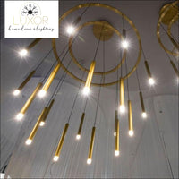 chandeliers Elena Spiral Chandelier - Luxor Home Decor & Lighting