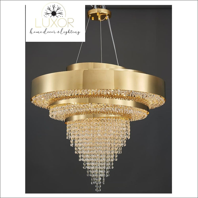 Elenor Lux Crystal Chandelier - chandeliers