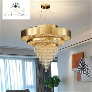 Elenor Lux Crystal Chandelier - chandeliers