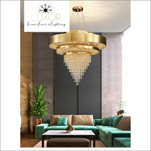 Elenor Lux Crystal Chandelier - chandeliers