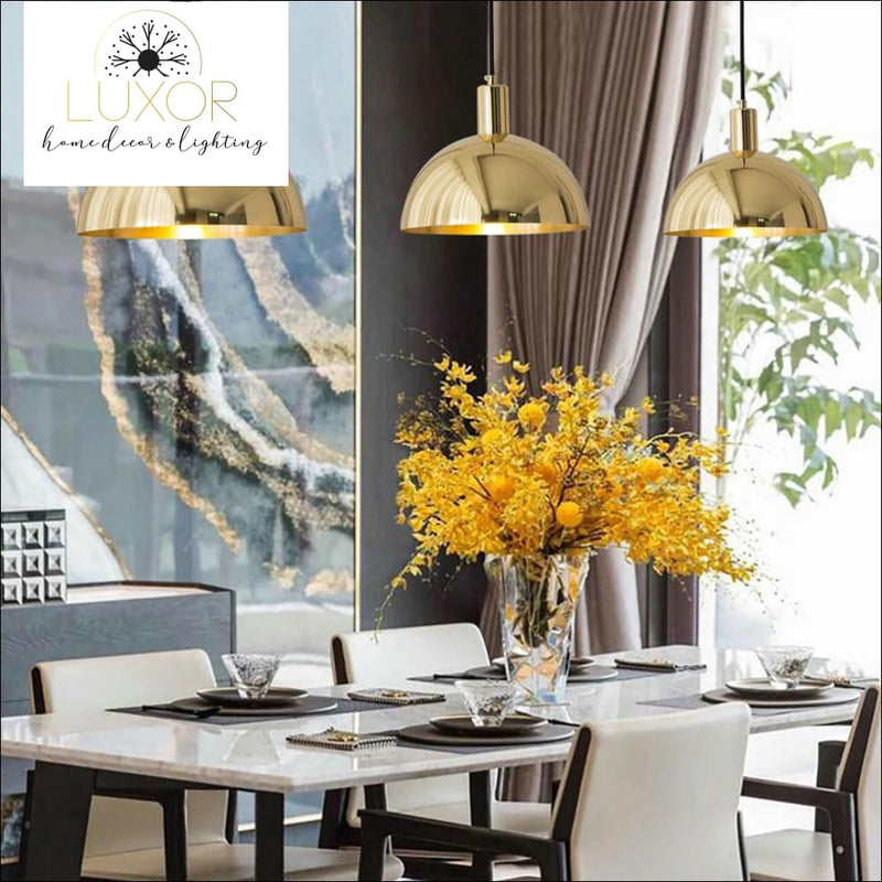 pendant lighting Elite Nordic Gold Pendant Light - Luxor Home Decor & Lighting