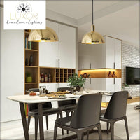 pendant lighting Elite Nordic Gold Pendant Light - Luxor Home Decor & Lighting