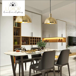 pendant lighting Elite Nordic Gold Pendant Light - Luxor Home Decor & Lighting