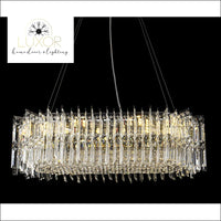 Elieth Rectangular Crystal Chandelier - chandelier