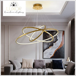chandeliers Elina Ring Circular Chandelier - Luxor Home Decor & Lighting