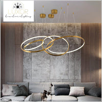 chandeliers Elina Ring Circular Chandelier - Luxor Home Decor & Lighting