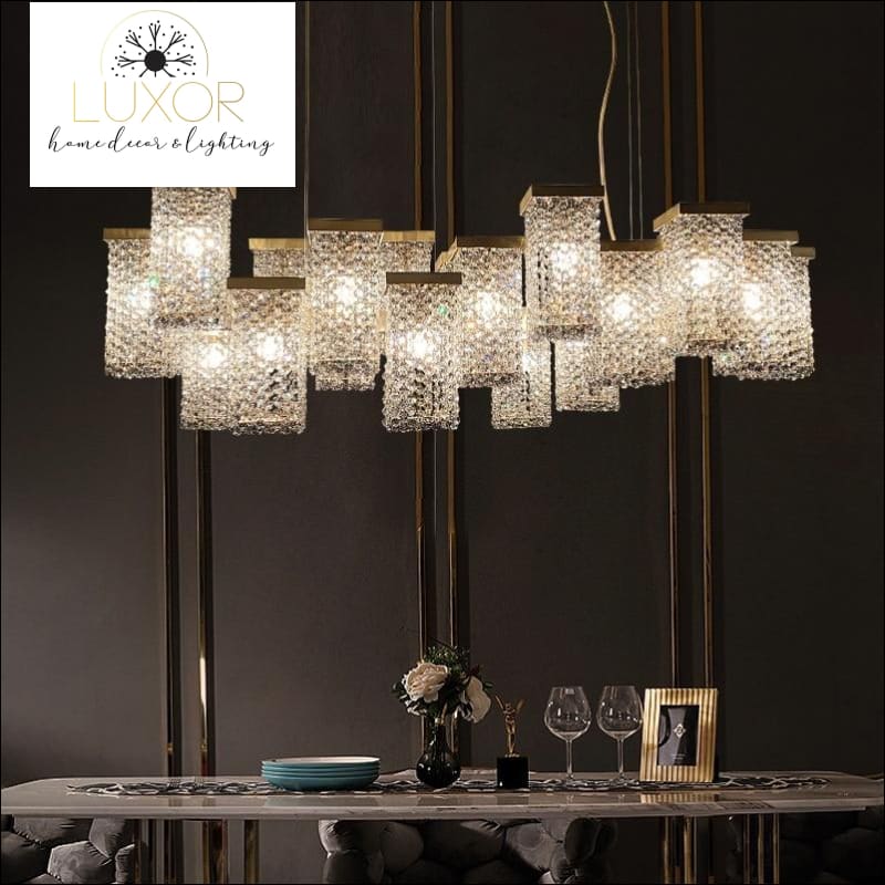 Elkelise Crystal Chandelier - chandelier