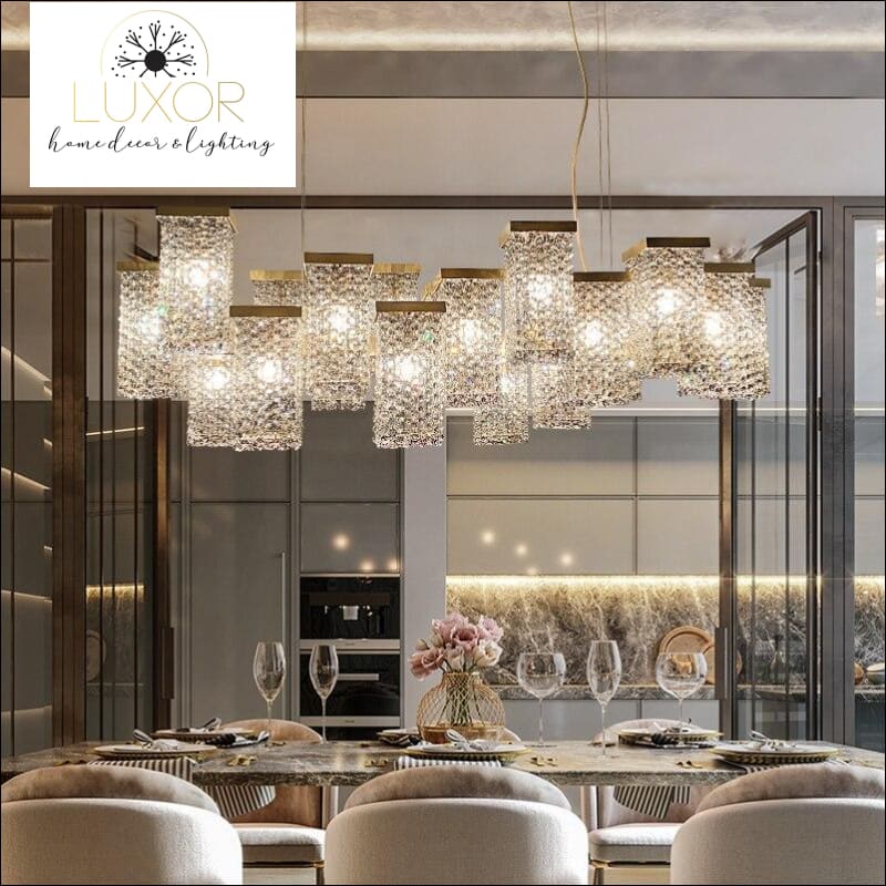 Elkelise Crystal Chandelier - chandelier