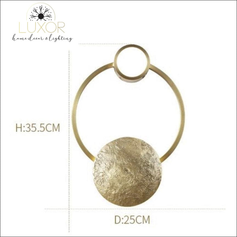 wall lighting Emerald Gold LED Wall Sconce - Luxor Home Decor & Lighting