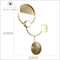 wall lighting Emerald Gold LED Wall Sconce - Luxor Home Decor & Lighting