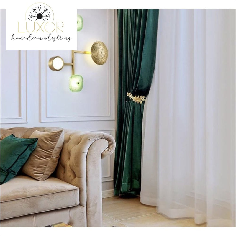 wall lighting Emerald Gold LED Wall Sconce - Luxor Home Decor & Lighting