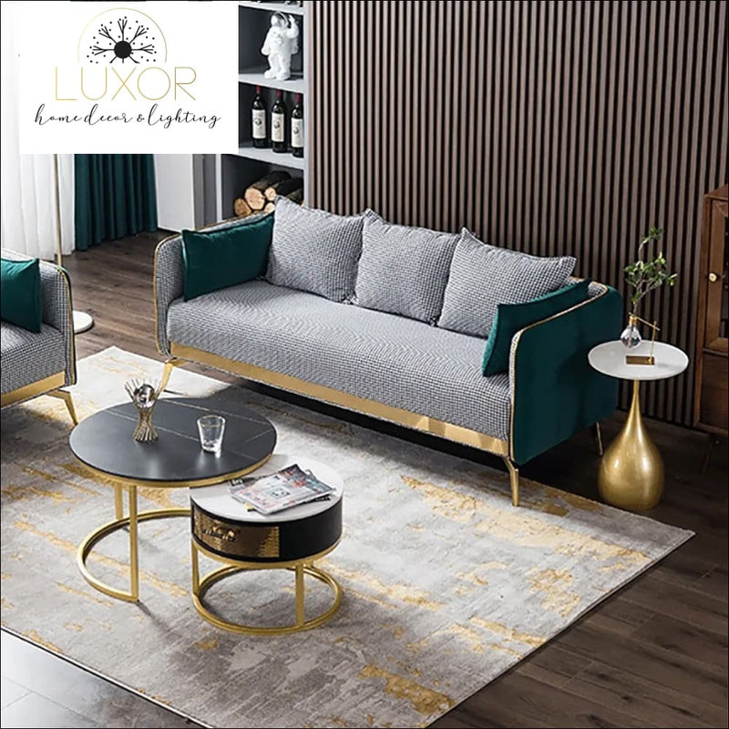 Emerald Velvet Sofa