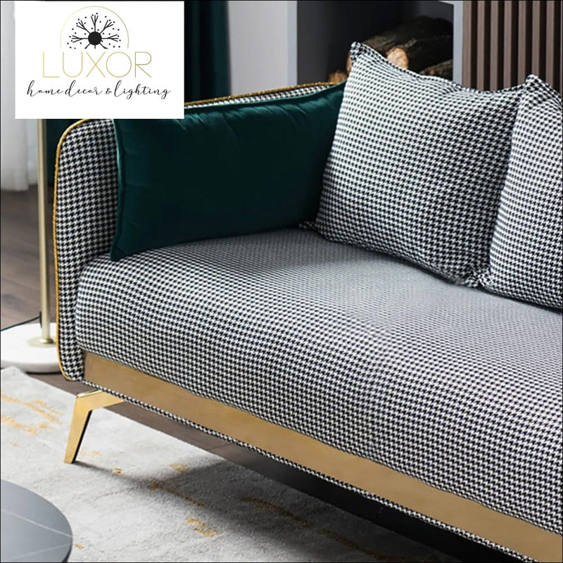 Emerald Velvet Sofa