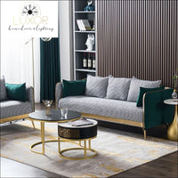 Emerald Velvet Sofa