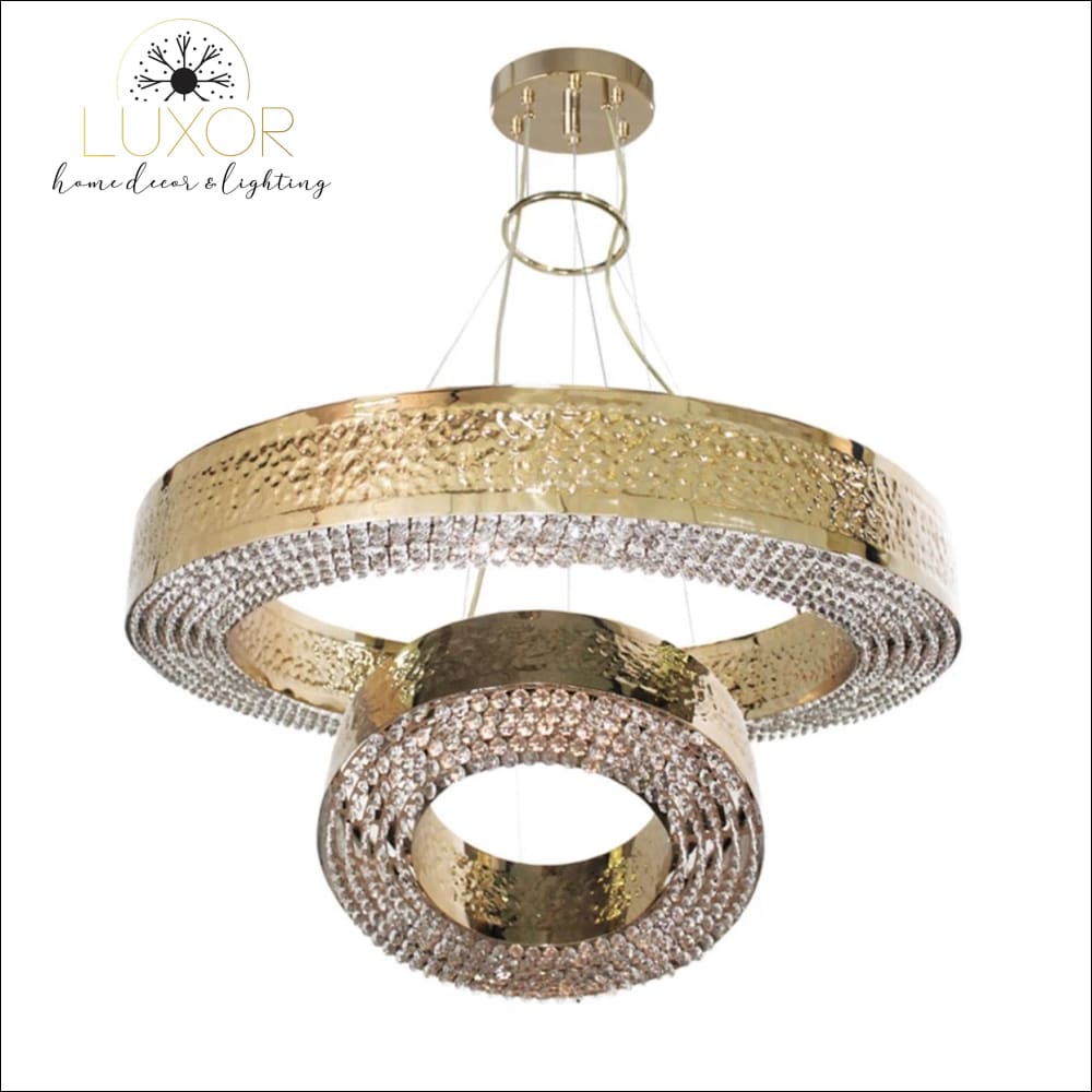 pendant lighting Emi Gold Crystal Pendant Light - Luxor Home Decor & Lighting