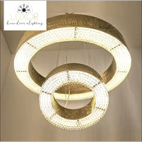 pendant lighting Emi Gold Crystal Pendant Light - Luxor Home Decor & Lighting