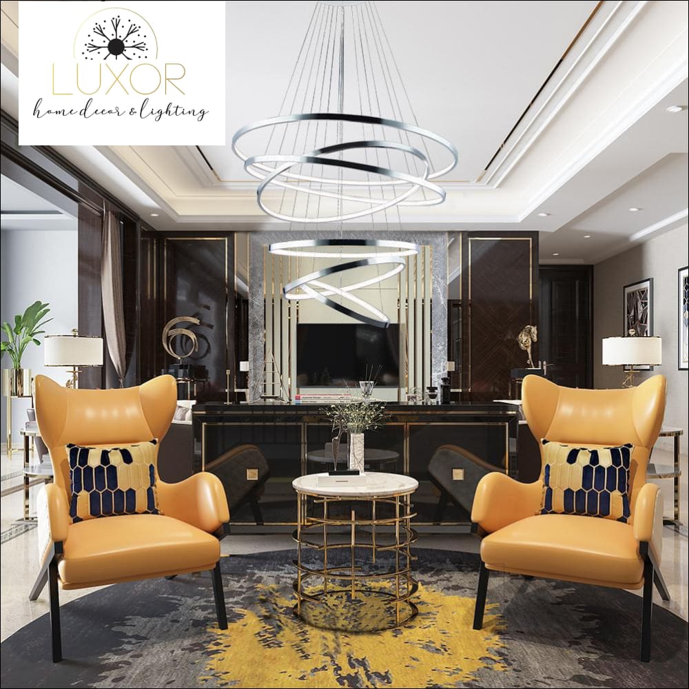 chandeliers Emiliana Spiral Modern Chandelier - Luxor Home Decor & Lighting