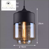 Pendant lighting Emma Industrial Pendant Light - Luxor Home Decor & Lighting