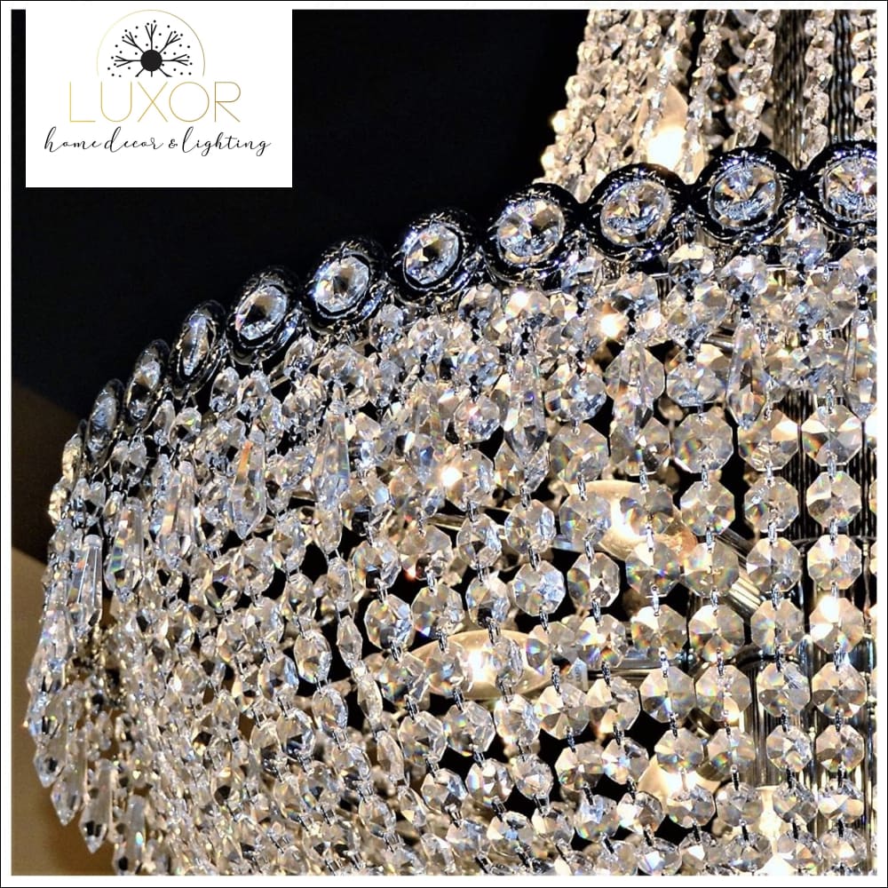 Chandeliers Estefania Crystal Chandelier - Luxor Home Decor & Lighting