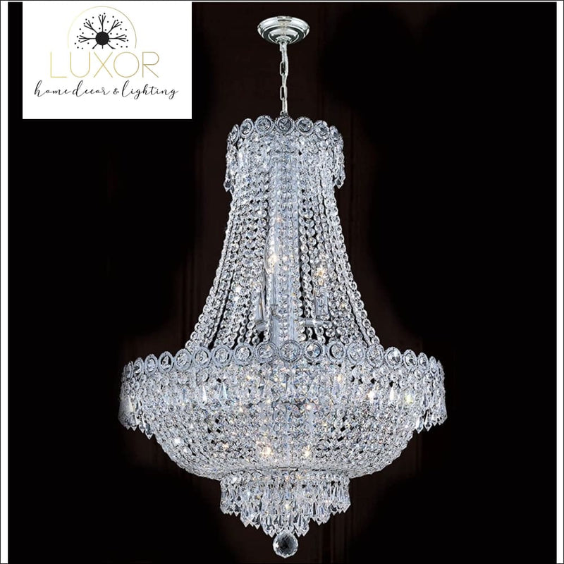 Chandeliers Estefania Crystal Chandelier - Luxor Home Decor & Lighting