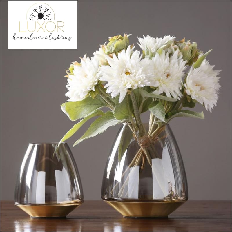 vases European Style Modern Glass Vase - Luxor Home Decor & Lighting