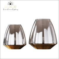 vases European Style Modern Glass Vase - Luxor Home Decor & Lighting