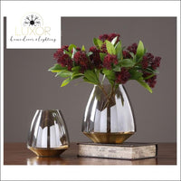 vases European Style Modern Glass Vase - Luxor Home Decor & Lighting
