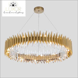 Chandeliers Evelina Crystal Chandelier - Luxor Home Decor & Lighting