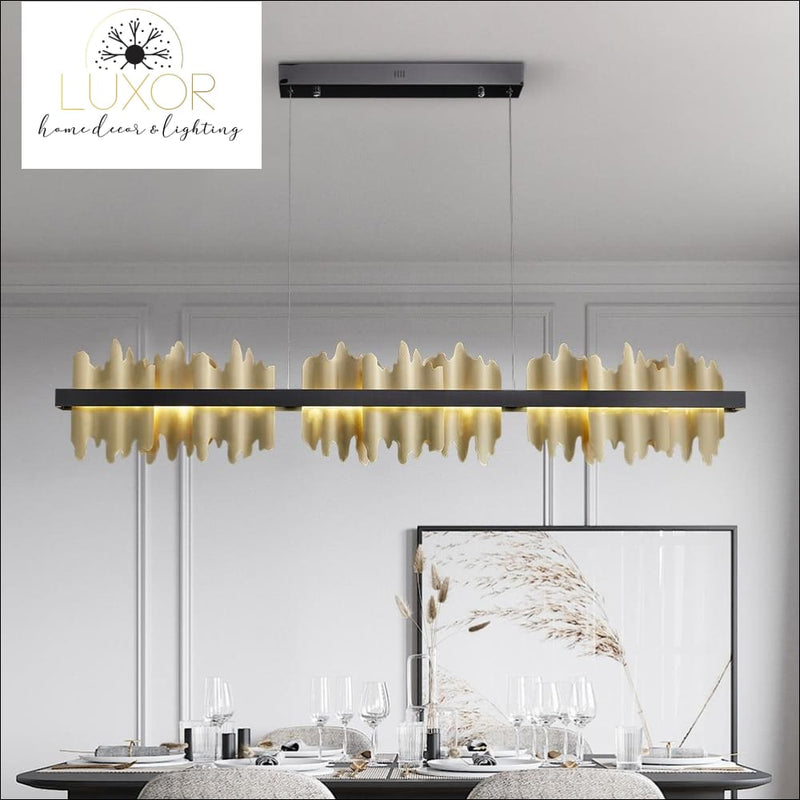 chandeliers Excalibur Collection - Rectangle Chandelier - Luxor Home Decor & Lighting