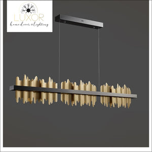 chandeliers Excalibur Collection - Rectangle Chandelier - Luxor Home Decor & Lighting