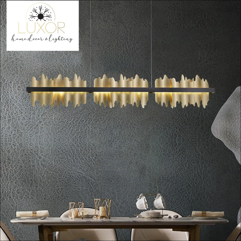 chandeliers Excalibur Collection - Rectangle Chandelier - Luxor Home Decor & Lighting