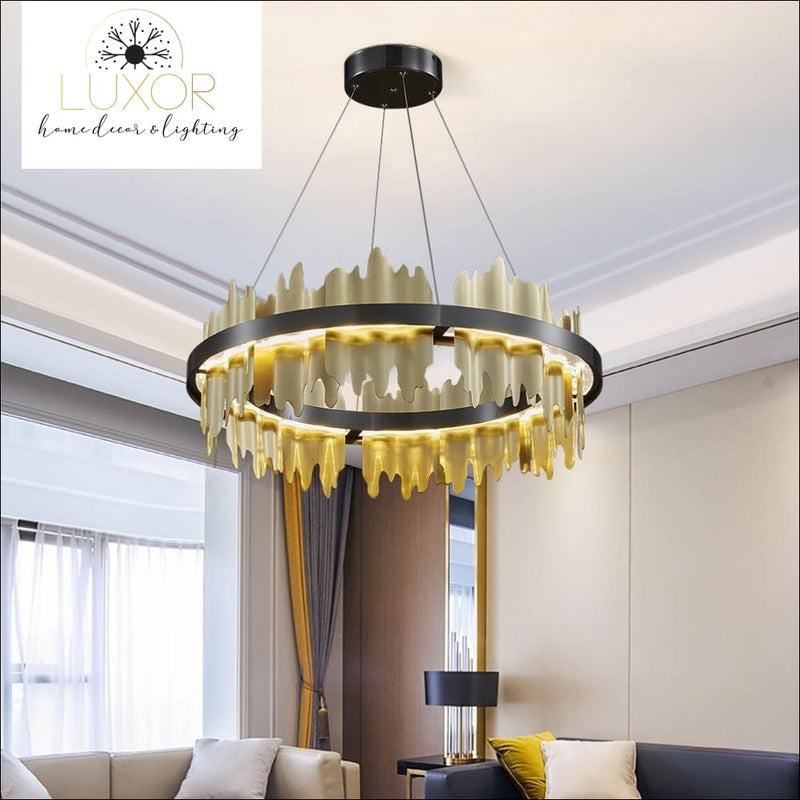 chandelier Excalibur Collection - Round Chandelier - Luxor Home Decor & Lighting