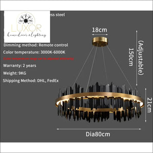 Excalibur Collection - Round Chandelier - chandelier
