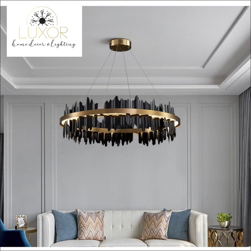 chandelier Excalibur Collection - Round Chandelier - Luxor Home Decor & Lighting