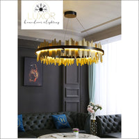 chandelier Excalibur Collection - Round Chandelier - Luxor Home Decor & Lighting