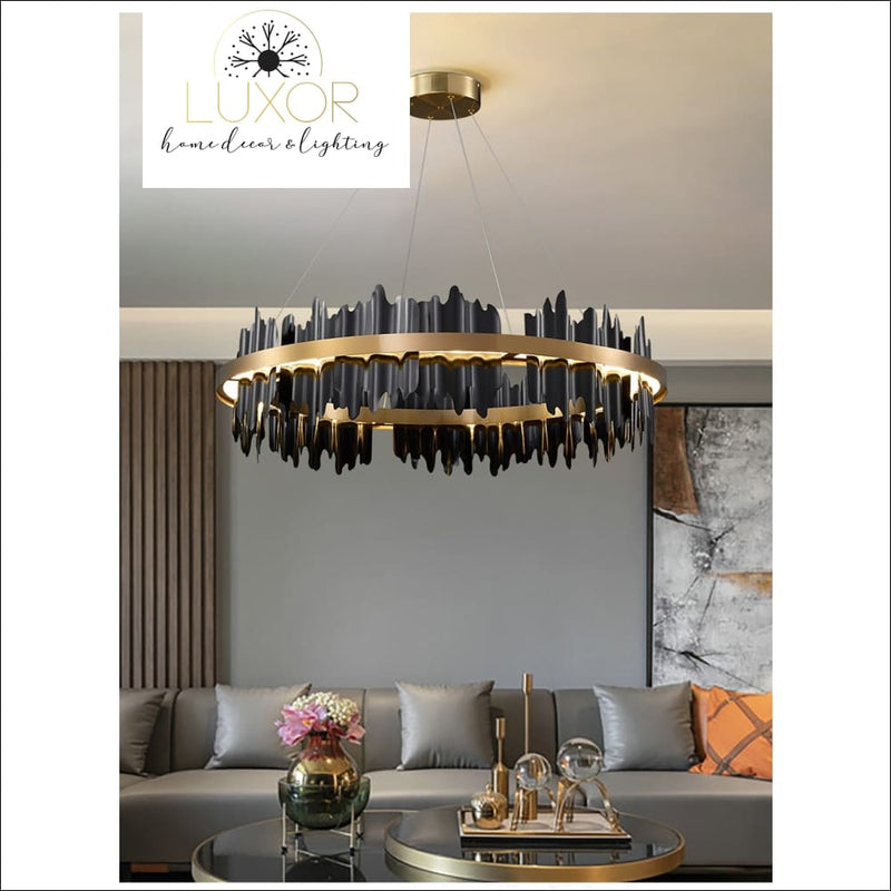 chandelier Excalibur Collection - Round Chandelier - Luxor Home Decor & Lighting